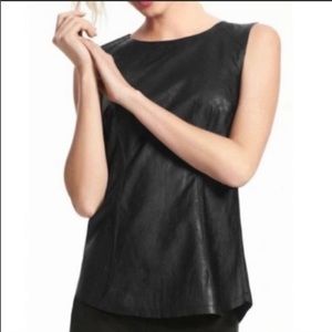 Cabi leather top